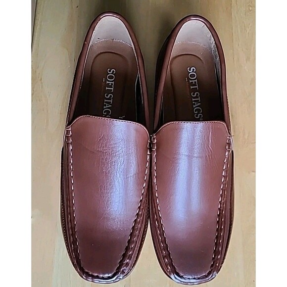 Soft Stags Men's Sz 9.5W Memory Foam Shoes Slip-on Loafers 902 Collection - Picture 1 of 5
